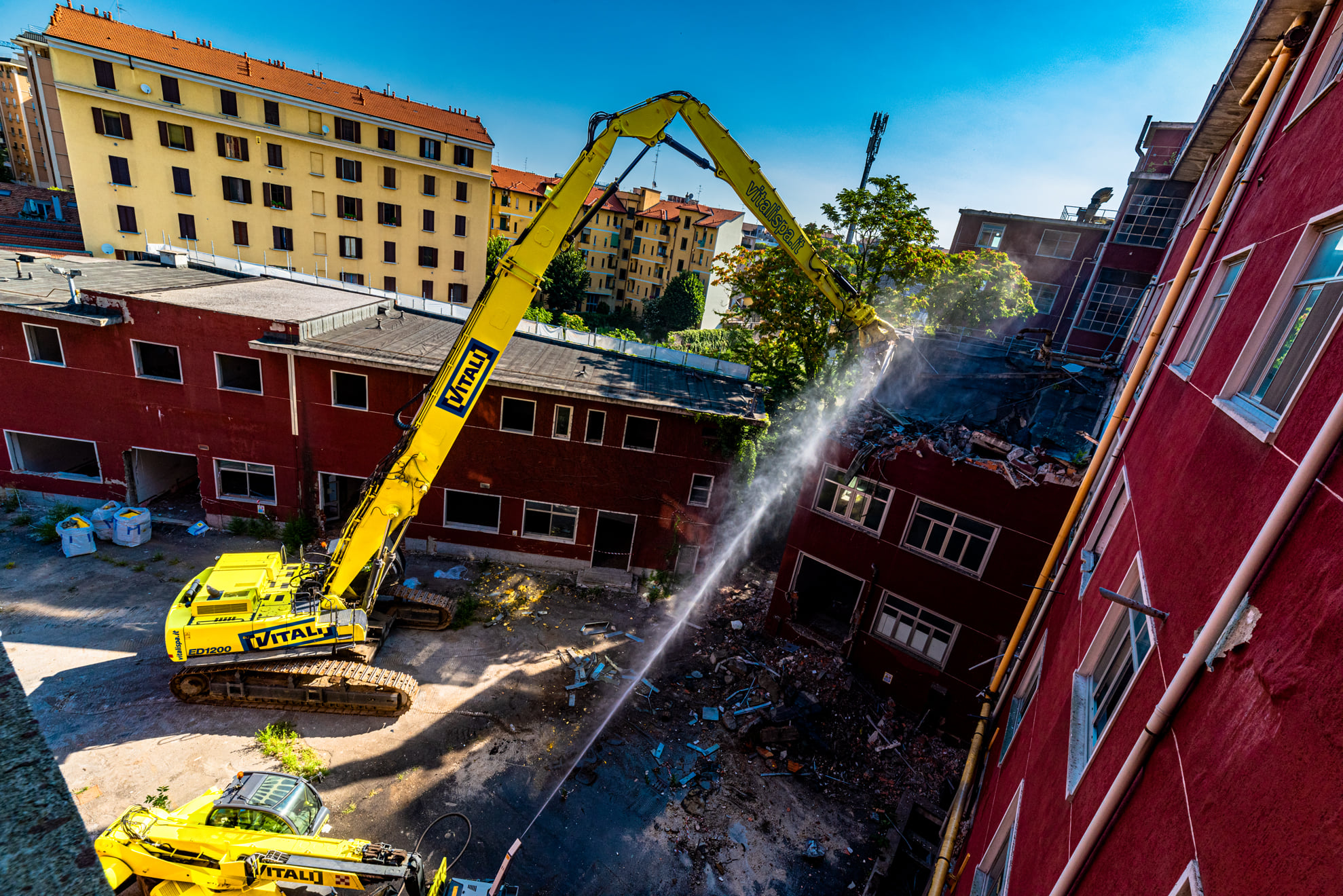 demolition, time lapse demolition,