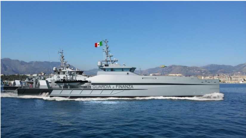 Guardia di Finanza - Timelapse costruzione primo pattugliatore d’altura green della flotta